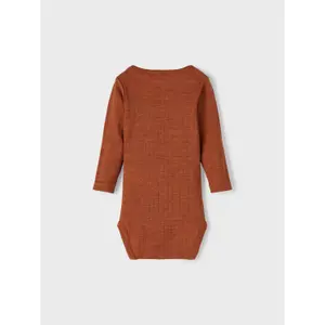Baby long sleeve bodysuit Name it Wang Wool Needle XXI image-1