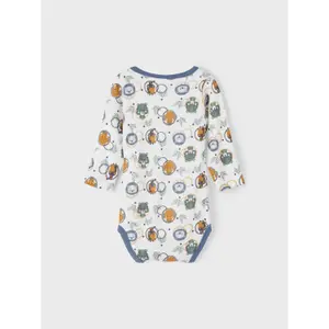 Baby long sleeve bodysuit Name it Willit Wool XXI image-1