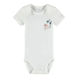 Set of 3 baby bodysuits Name it image-4