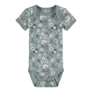 Set of 3 baby bodysuits Name it image-5