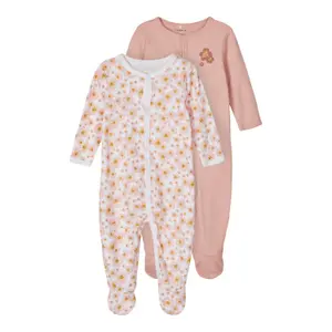 Set of 2 baby onesies Name it image-0