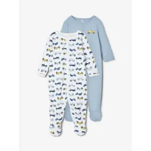Set of 2 baby onesies Name it image-1