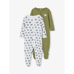 Set of 2 baby onesies Name it Tortue image-1