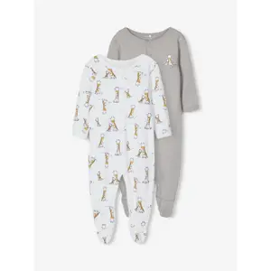 Set of 2 baby onesies Name it Giraffe image-1
