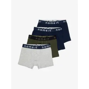 Set of 4 boys boxers Name it image-1