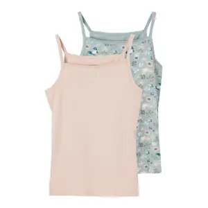 Set of 2 tank tops for girls Name it Strap image-0
