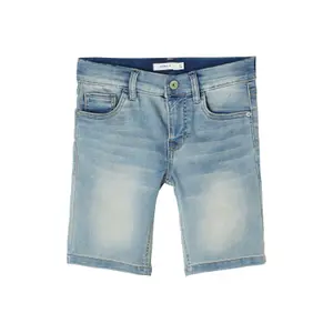 Boy's slim jean shorts Name it Theo image-0