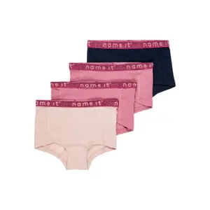 Set of 4 girls' shorties Name it Hipster image-0