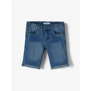 Boy's slim jean shorts Name it Sofustrappe image-1