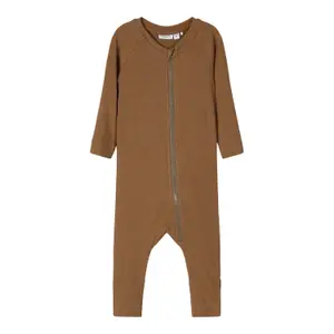 Long-sleeved zipped baby pyjamas Name it Ranko image-0