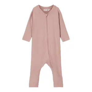 Long-sleeved zipped baby pyjamas Name it Rinka image-0