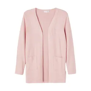 Girl's long sleeve cardigan Name it victi Knit Card image-0