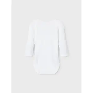 Pack of 3 long sleeve bodysuits for babies Name it image-1