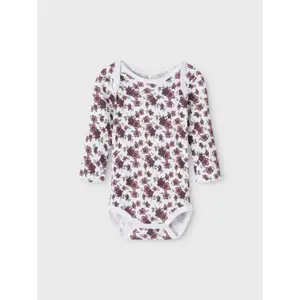 Pack of 3 long sleeve bodysuits for babies Name it image-2