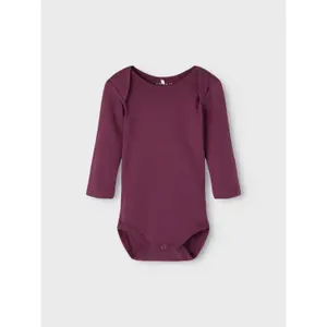 Pack of 3 long sleeve bodysuits for babies Name it image-3