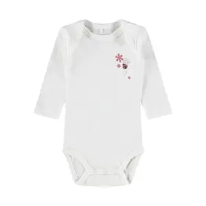 Pack of 3 long sleeve bodysuits Name it Deco image-4