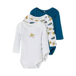 Pack of 3 long sleeve bodysuits Name it Legion image-0