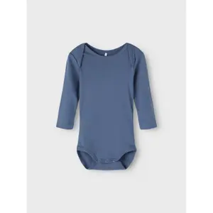 Pack of 3 long sleeve bodysuits for babies Name it image-4