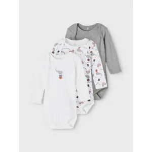 Pack of 3 baby bodysuits Name it Briefs image-6
