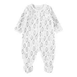 Pack of 2 baby onesies Name it Nightsuit Lavendula image-4