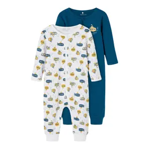 Baby romper Name it Nightsuit Zip Legion (x2) image-0