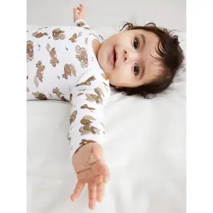 Pack of 5 long sleeve bodysuits for babies Name it image-4