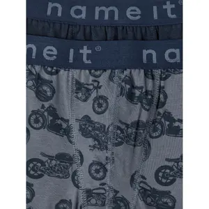 Pack of 2 children's underpants Name it Turbulence Bike image-6