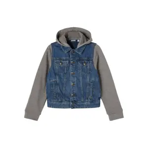 Boy's hooded denim jacket Name it Tpims image-0