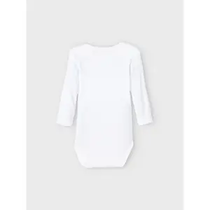 Baby long-sleeved bodysuit Name it Alloy Bear (x3) image-1