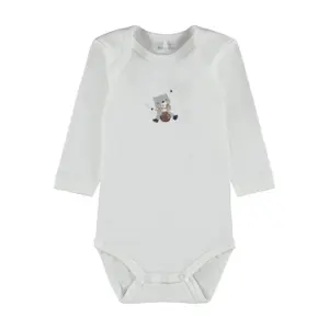 Baby long-sleeved bodysuit Name it Alloy Bear (x3) image-3