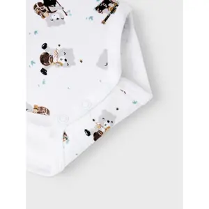 Baby-Body mit langen Ärmeln Name it Alloy Bear (x3) image-6