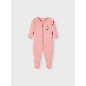 Pack of 3 baby onesies Name it Nightsuit Dusty image-3