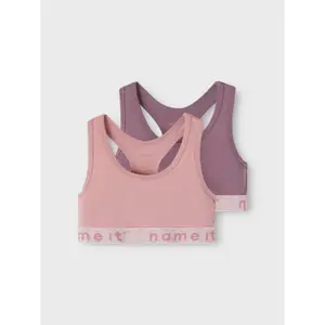 Pack of 2 bras for girls Name it Nostalgia Lurex image-3