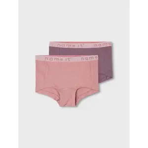 Pack of 2 girls' panties Name it Hipster Nostalgia Lurex image-3