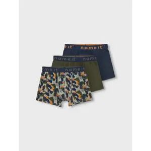 Pack of 3 children's underpants Name it Forest Night aop image-6
