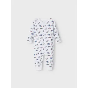 Pack of 2 baby onesies Name it Nightsuit Zip image-2