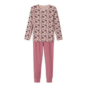 Girl's long-sleeved pyjamas Name it Nightset Deco image-0