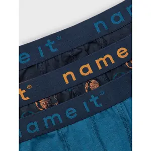 Pack of 3 children's underpants Name it Earth image-5