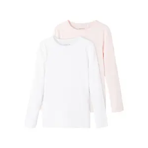 Pack of 2 long sleeve pullovers for girls Name it image-0