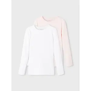 Pack of 2 long sleeve pullovers for girls Name it image-4