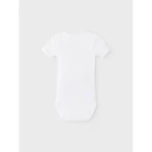 Set of 3 baby girl bodysuits Name it Rose Wine Flower image-1