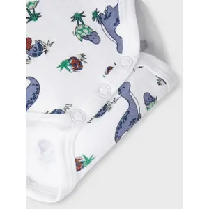 Pacote de 3 fatos de manga comprida para bebé Name it Dino image-4