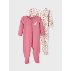 Pack of 2 long sleeve bodysuits Name it Loden Dino image-1