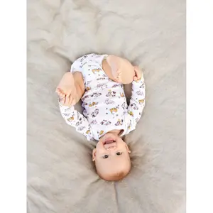 Pack of 3 long sleeve bodysuits Name it Valerian Cat image-3