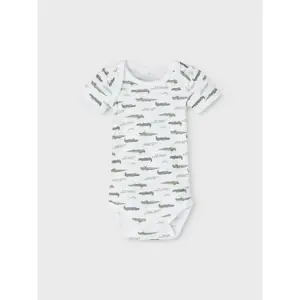 Baby boy bodysuits Name it Green Crocodile (x3) image-2