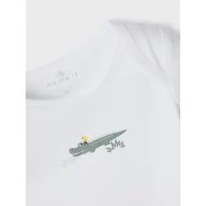 Baby boy bodysuits Name it Green Crocodile (x3) image-6
