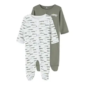 Pack of 2 baby onesies Name it Nightsuit image-0