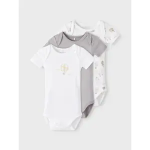 Set of 3 baby bodysuits Name it Body Alloy Ball image-5