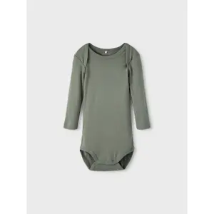 Pack of 3 long sleeve bodysuits Name it Agave image-2