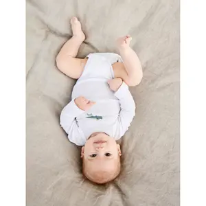 Pack of 3 long sleeve bodysuits Name it Agave image-4